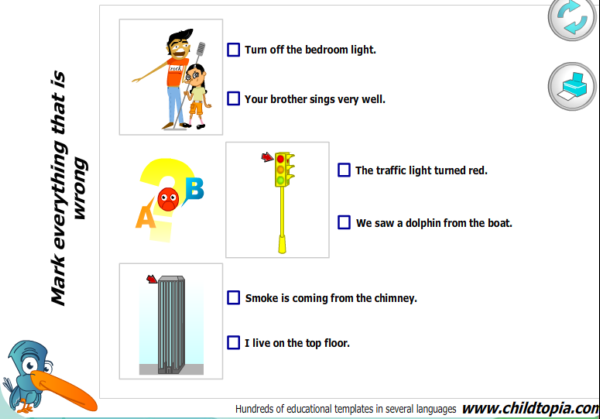 Mark everything that is wrong | Recurso educativo 33355