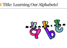 Webquest: Learning our alphabet | Recurso educativo 33885