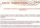 El texto expositivo | Recurso educativo 34297