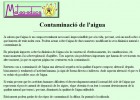 Contaminació de l'aigua | Recurso educativo 35721