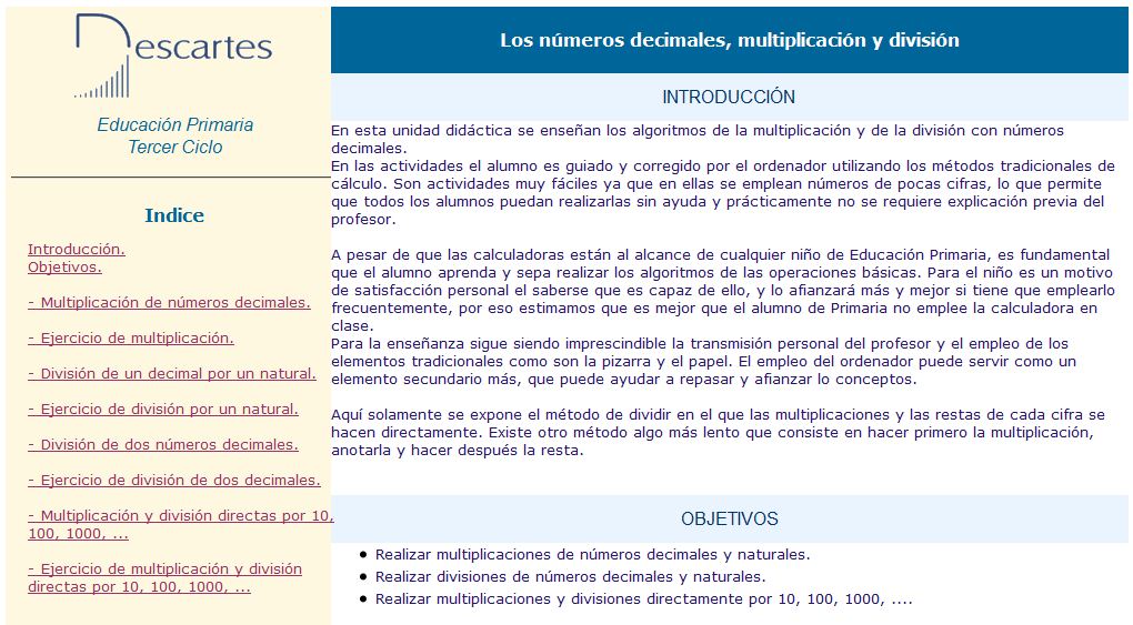 Números decimales | Recurso educativo 36670