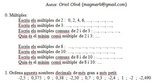 Nombres decimals | Recurso educativo 36988