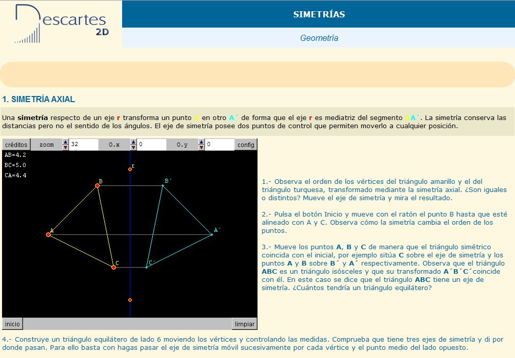 Simetría axial | Recurso educativo 37208