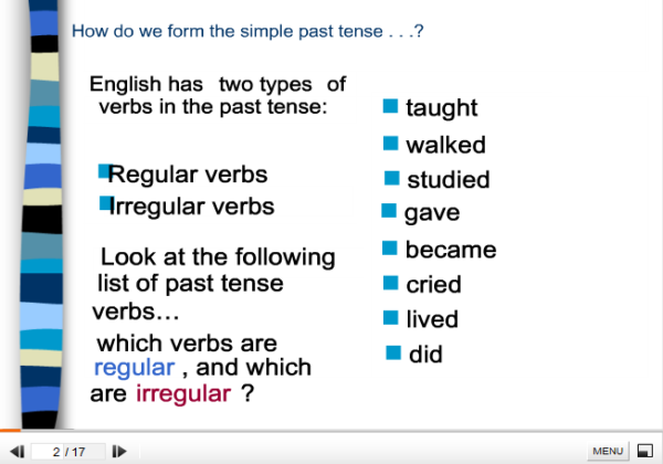 Simple past tense | Recurso educativo 37854