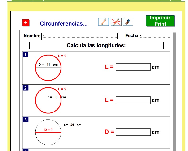 Las circunferencias | Recurso educativo 38042