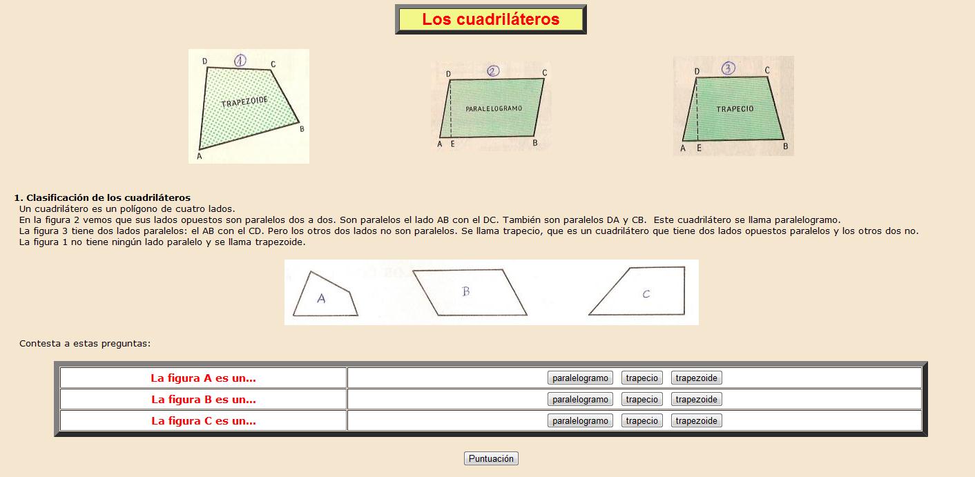 Los cuadriláteros | Recurso educativo 38120