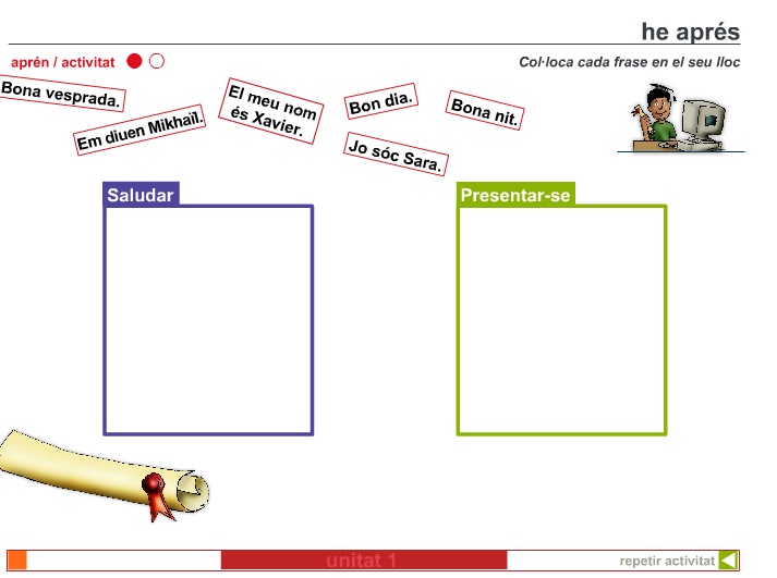 Salutacions i presentacions en valencià | Recurso educativo 39520