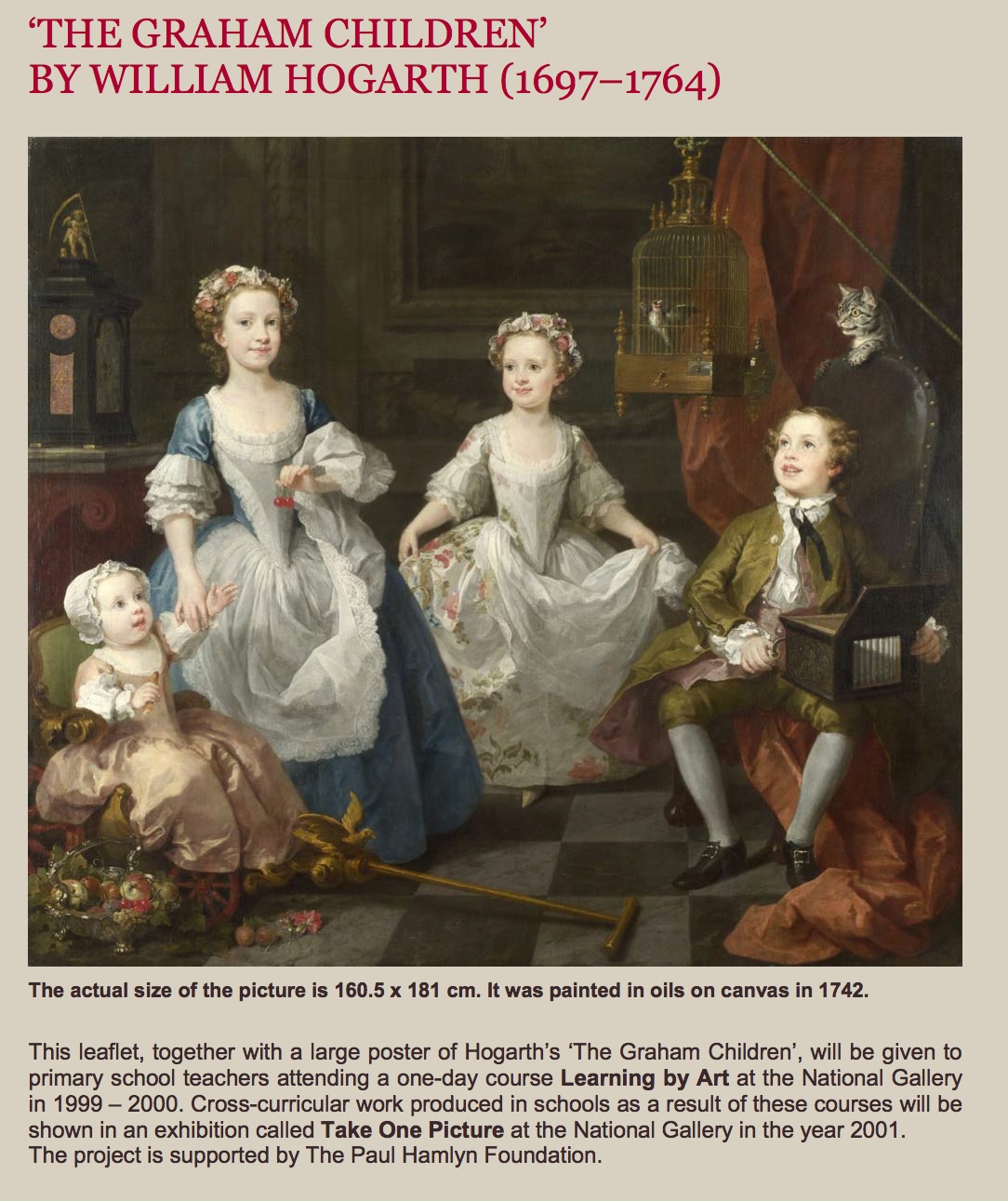 Painting: The Graham Children, 1742 | Recurso educativo 39549