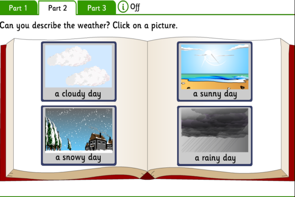 Weather adjectives | Recurso educativo 40262