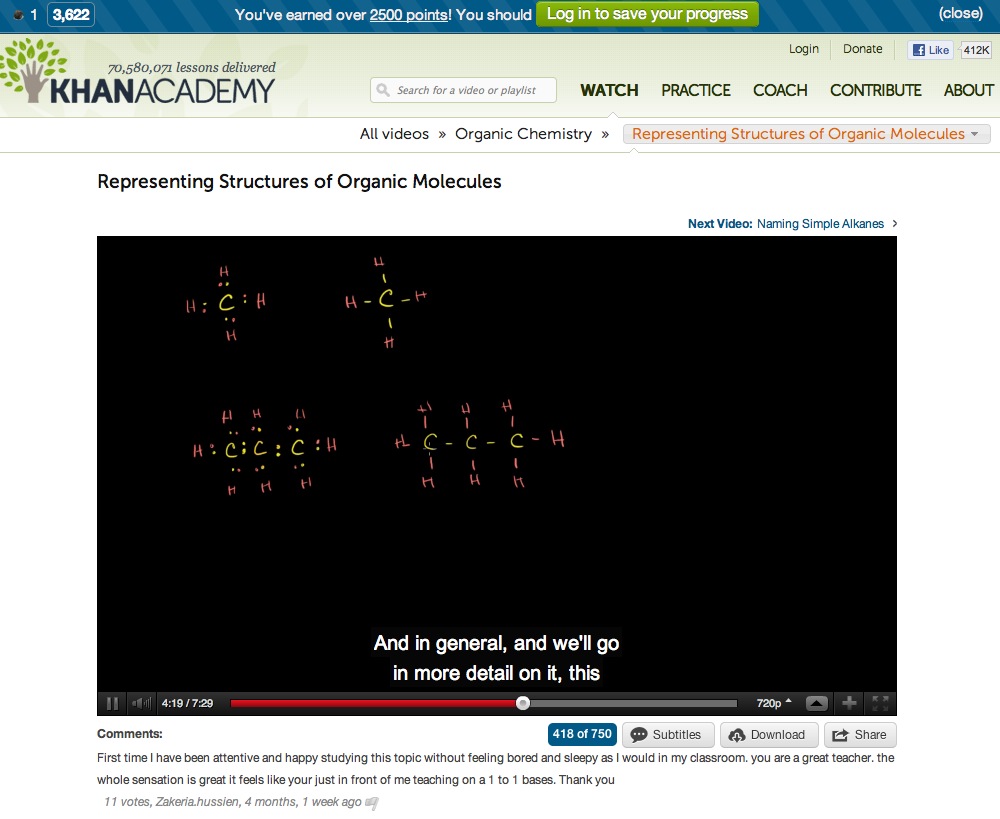 Video: Representing Structures of Organic Molecules | Recurso educativo 40283