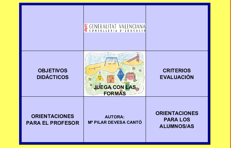 Juega con las formas | Recurso educativo 40536