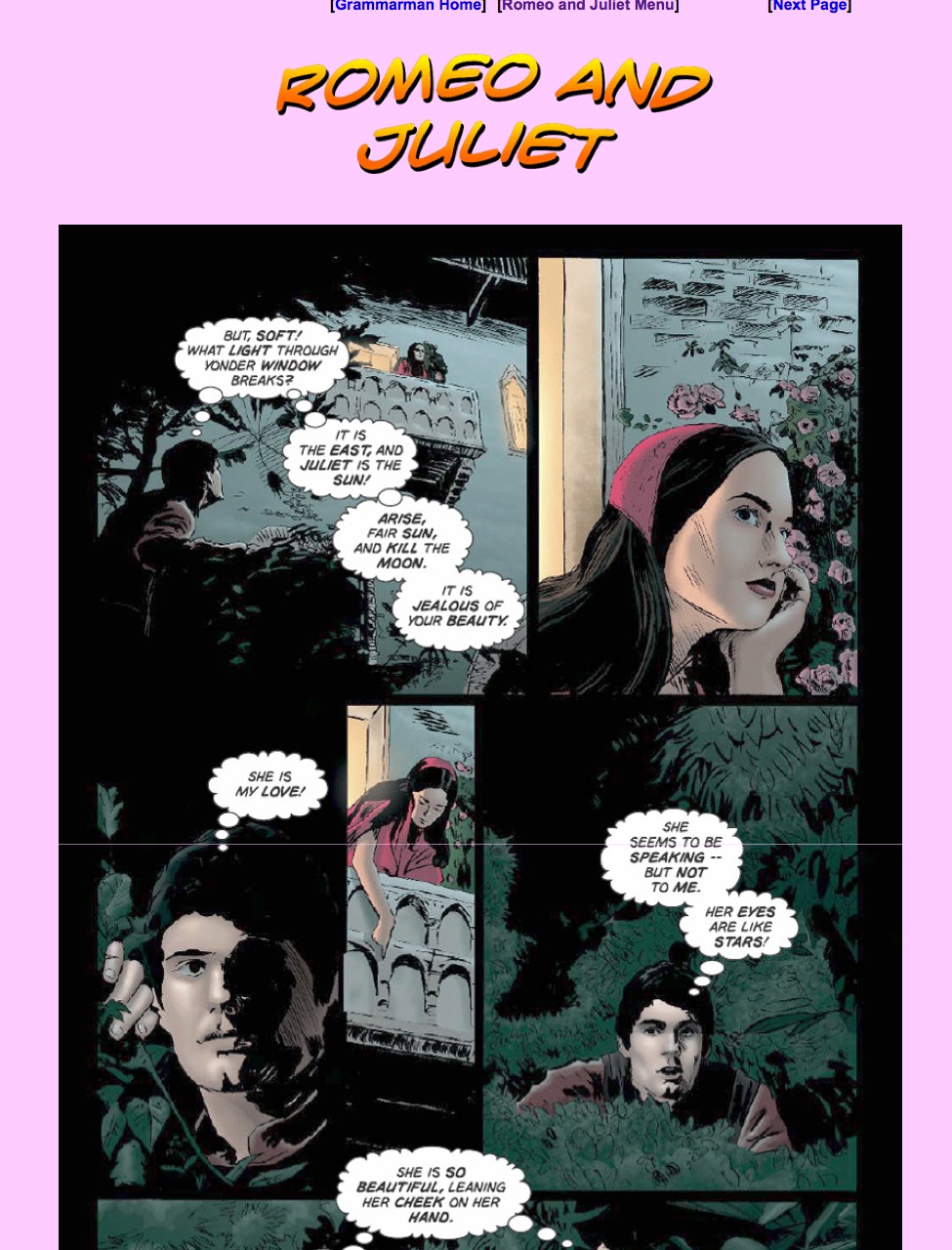 Comic: Romeo and Juliet | Recurso educativo 40577