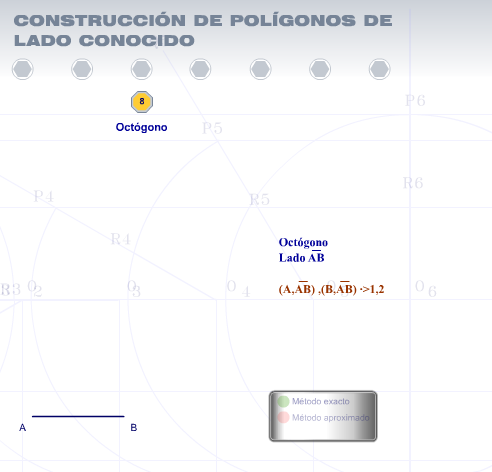 Construcción de polígonos de lado conocido | Recurso educativo 41808