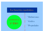 La función cuadrática | Recurso educativo 42731