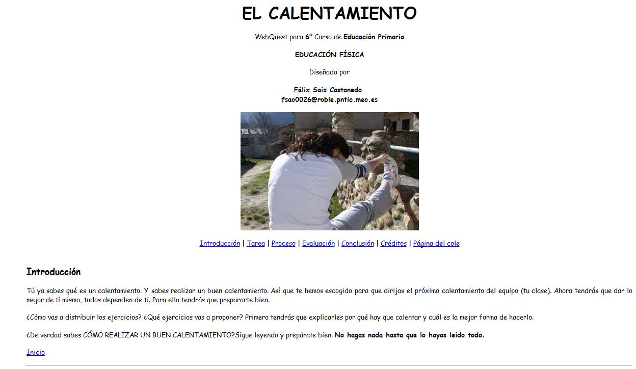 El Calentamiento | Recurso educativo 43921