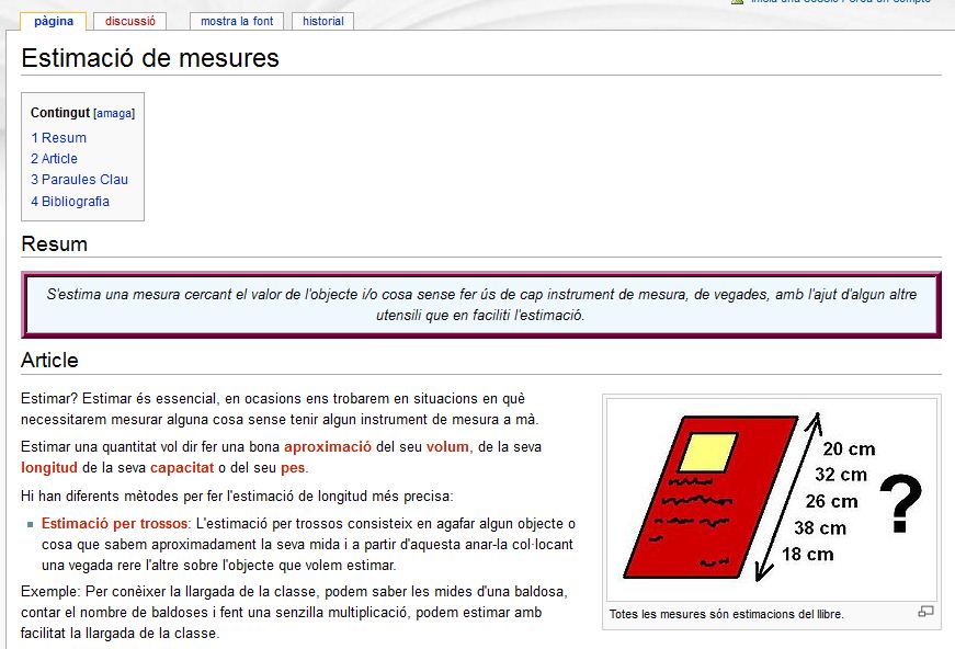 Estimació de mesures | Recurso educativo 44091