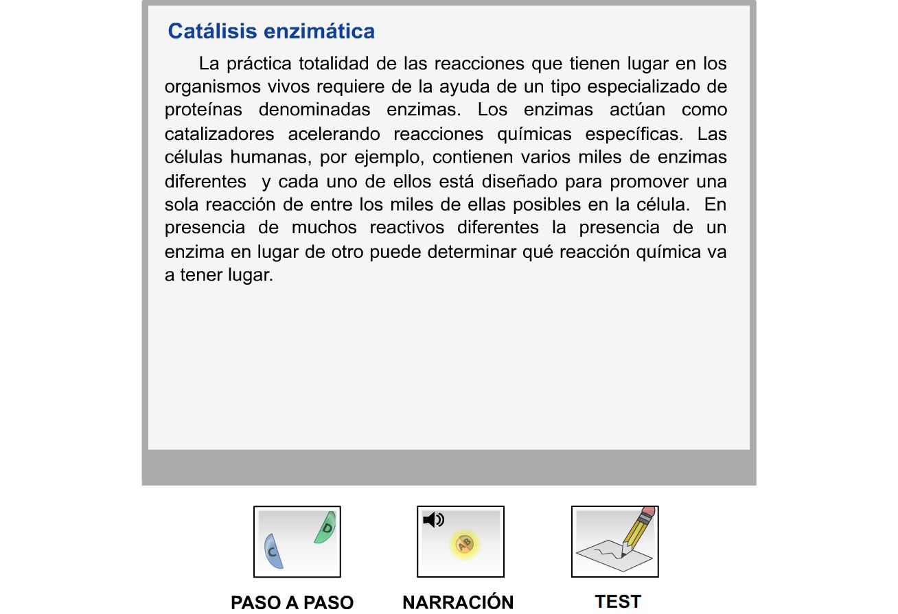 Catàlisi enzimàtica | Recurso educativo 49006