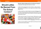 Should lollies be banned from the school canteen? | Recurso educativo 54152