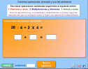 Interactivo: operaciones combinadas | Recurso educativo 14749