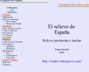 Relieve Peninsular | Recurso educativo 17022