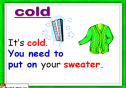 Weather and clothes (flashcards) | Recurso educativo 18140