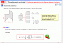 Problemas geométricos de figuras planas circulares | Recurso educativo 21587