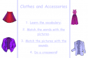 Clothes and accessories | Recurso educativo 22308