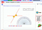 Rectas y ángulos: construcciones geométricas | Recurso educativo 22613