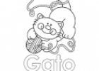 Rellenar letras: Gato | Recurso educativo 25013