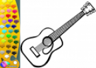 ¡A Colorear!: Guitarra española | Recurso educativo 28953