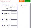 Fracciones Decimales | Recurso educativo 3637