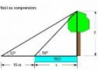 Trigonometría: 29.Problema del río y el árbol | Recurso educativo 3783