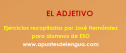 El Adjetivo | Recurso educativo 63223