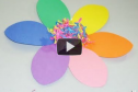 Flor con plato de papel | Recurso educativo 65789