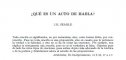 ¿Qué es un acto de habla? | Recurso educativo 68300