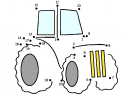 Unir los puntos: Tractor | Recurso educativo 75304