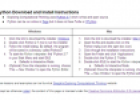 Python Download and install instructions | Recurso educativo 76503
