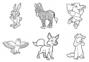 Animals colouring pages | Recurso educativo 77876