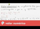 Polinomios: valor numérico | Recurso educativo 107805