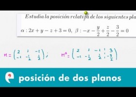 Posición relativa de dos planos coincidentes (ejercicio) | Recurso educativo 109321