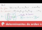 Determinantes de orden n | Recurso educativo 109469