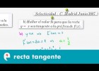 Derivadas: recta tangente | Recurso educativo 109519