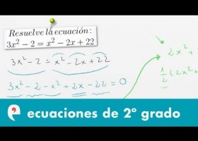 Ecuaciones de segundo grado (ejercicio 2) | Recurso educativo 109920