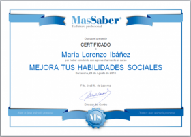 Curso de Mejora tus habilidades sociales | MasSaber | Recurso educativo 114028