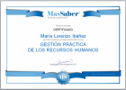 Curso de Gestión práctica de los Recursos Humanos | MasSaber | Recurso educativo 114067