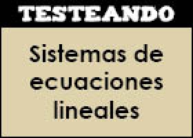 Sistemas de ecuaciones lineales | Recurso educativo 351343