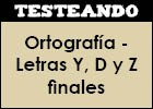 Ortografía - Letras Y, D y Z finales | Recurso educativo 351823