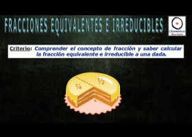 (Fracciones) - Fracciones Equivalentes e Irreducibles (803) | Recurso educativo 723713