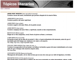 Tópicos literarios | Recurso educativo 751465