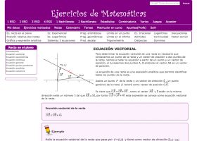 Equació vectorial de la recta | Recurso educativo 759884